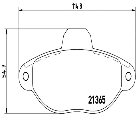 Brake Pad Set, disc brake (FK20255)