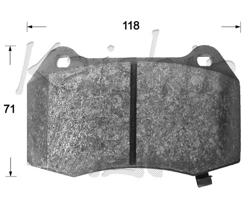 Brake Pad Set, disc brake (FK10122)