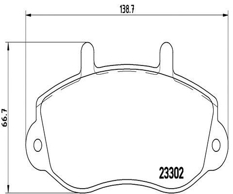 Brake Pad Set, disc brake (FK20317)