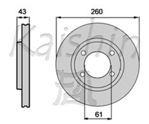 Brake Disc (CBR571)