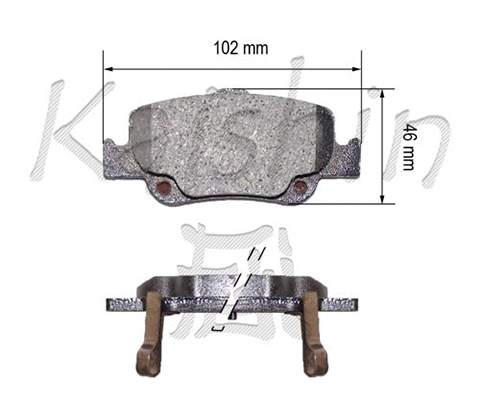 Brake Pad Set, disc brake (FK2299)