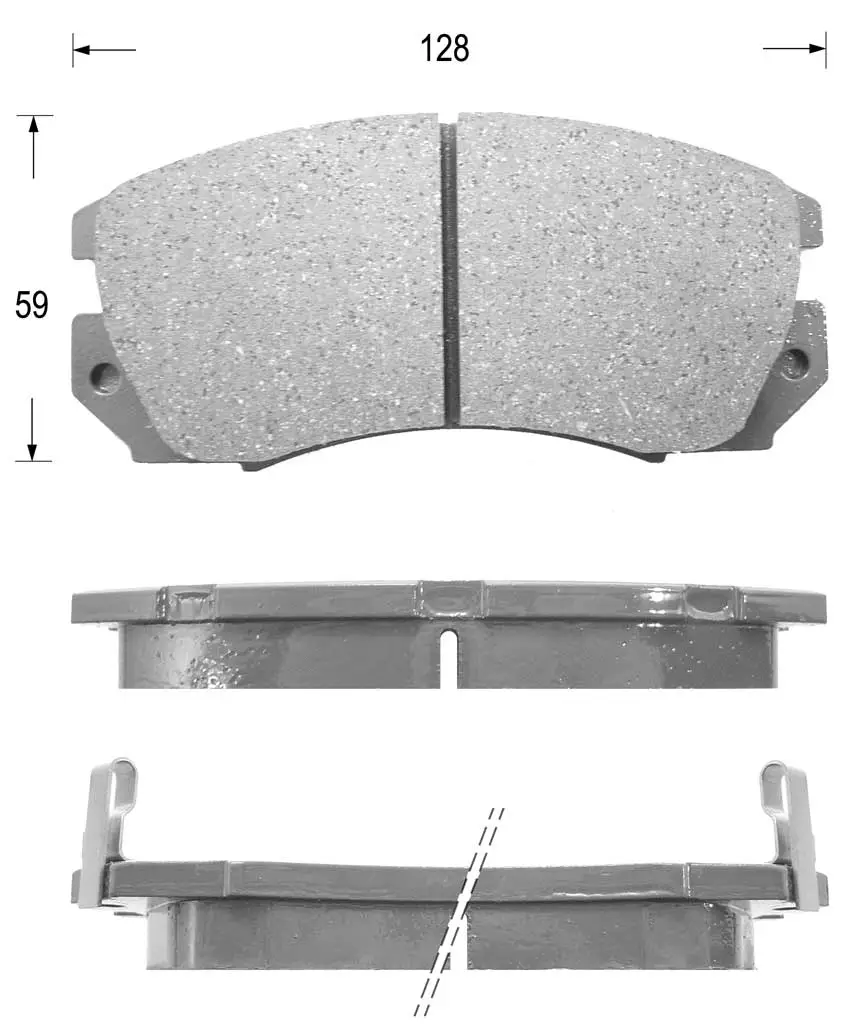 Brake Pad Set, disc brake (FK7017)