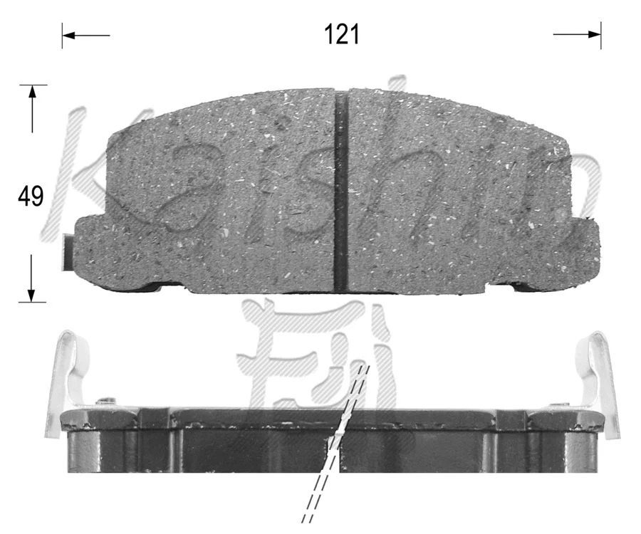Brake Pad Set, disc brake (FK4014)