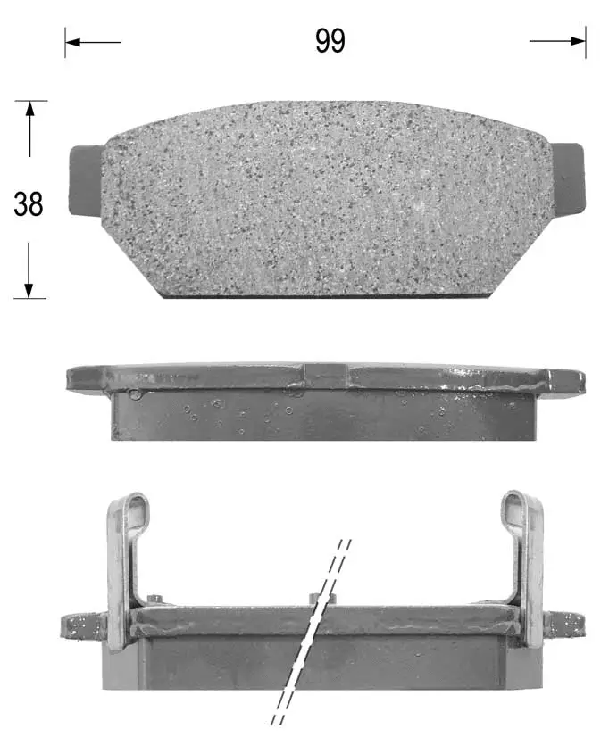 Brake Pad Set, disc brake (FK6067)
