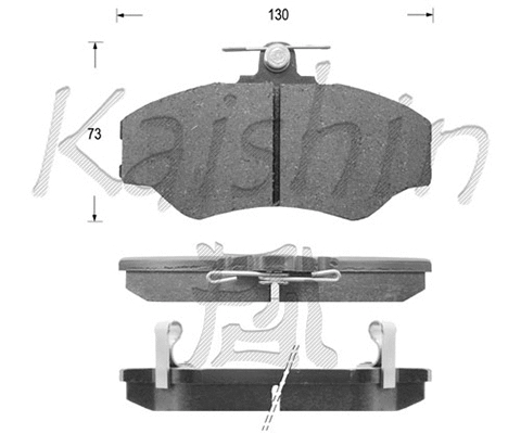 Brake Pad Set, disc brake (FK11112)