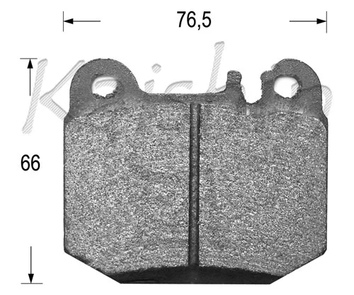 Brake Pad Set, disc brake (FK10080)