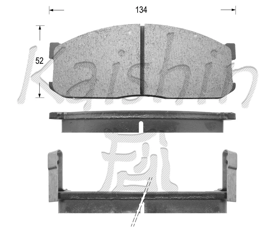 Brake Pad Set, disc brake (FK3047)
