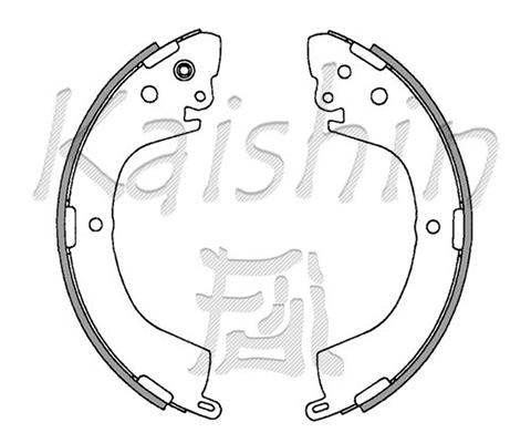 Brake Shoe Set (K6718)