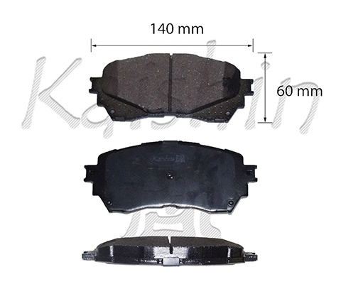 Brake Pad Set, disc brake (FK3159)