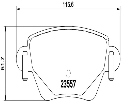 Brake Pad Set, disc brake (FK20309)