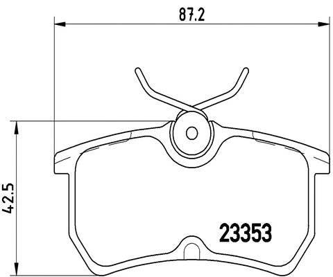 Brake Pad Set, disc brake (FK20072)