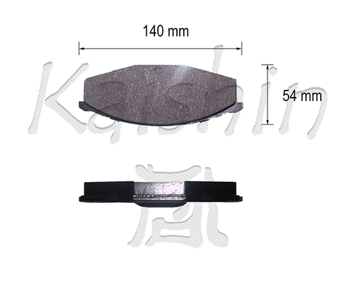 Brake Pad Set, disc brake (FK1026)