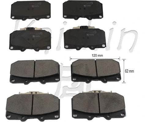 Brake Pad Set, disc brake (FK7037)