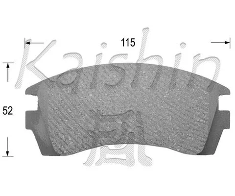 Brake Pad Set, disc brake (FK1176)