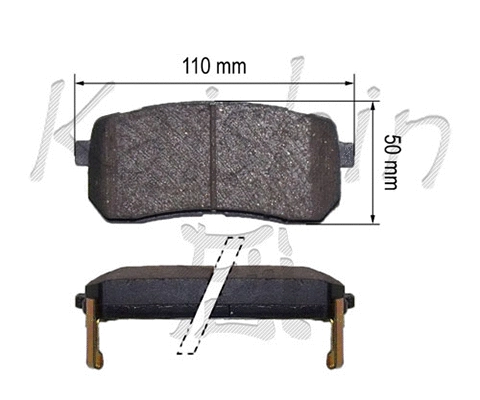 Brake Pad Set, disc brake (FK11239)