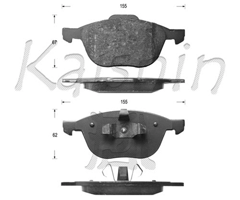 Brake Pad Set, disc brake (FK3128)