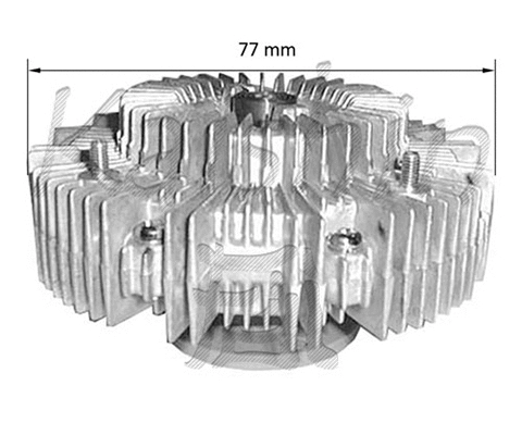 Clutch, radiator fan (GV013)