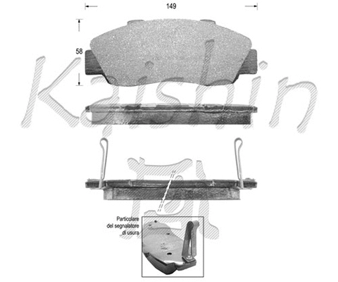 Brake Pad Set, disc brake (FK5060)
