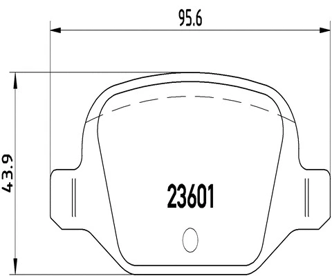 Brake Pad Set, disc brake (FK20043)