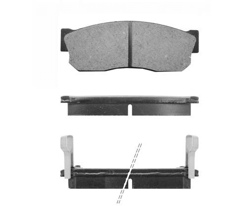 Brake Pad Set, disc brake (FK1035)