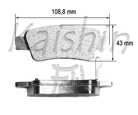 Brake Pad Set, disc brake (FK5159)