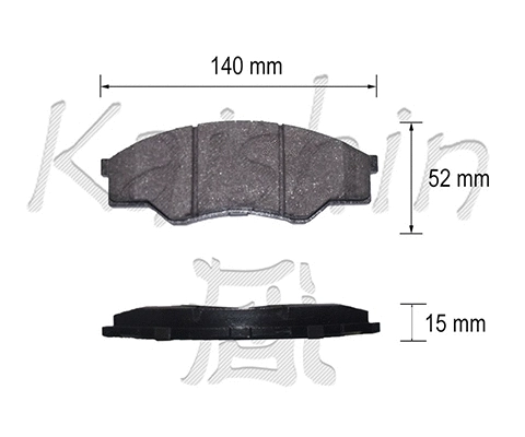 Brake Pad Set, disc brake (FK2275)