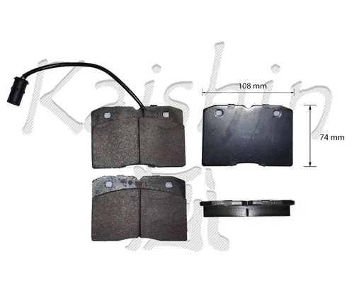 Brake Pad Set, disc brake (FK10222)