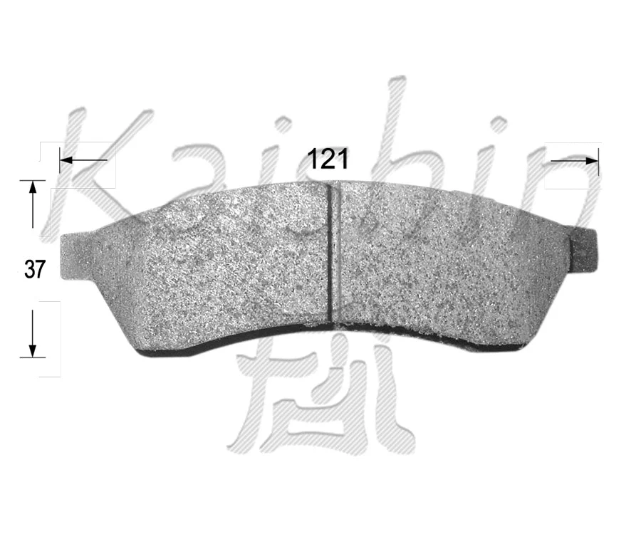 Brake Pad Set, disc brake (FK10114)