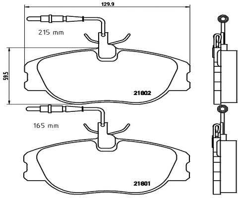 Brake Pad Set, disc brake (FK20101)