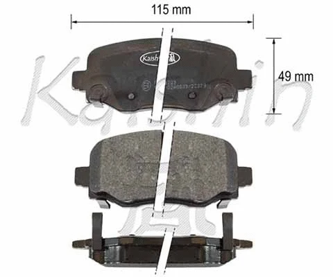 Brake Pad Set, disc brake (FK10229)