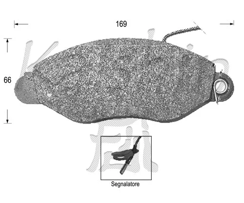 Brake Pad Set, disc brake (FK10057)