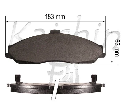 Brake Pad Set, disc brake (FK10161)