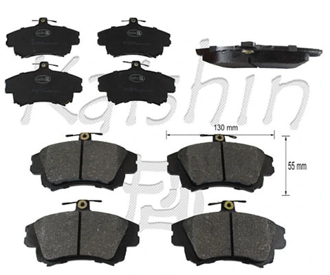 Brake Pad Set, disc brake (FK6126)