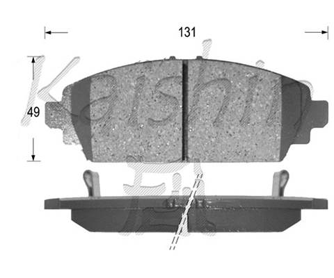 Brake Pad Set, disc brake (FK5131)