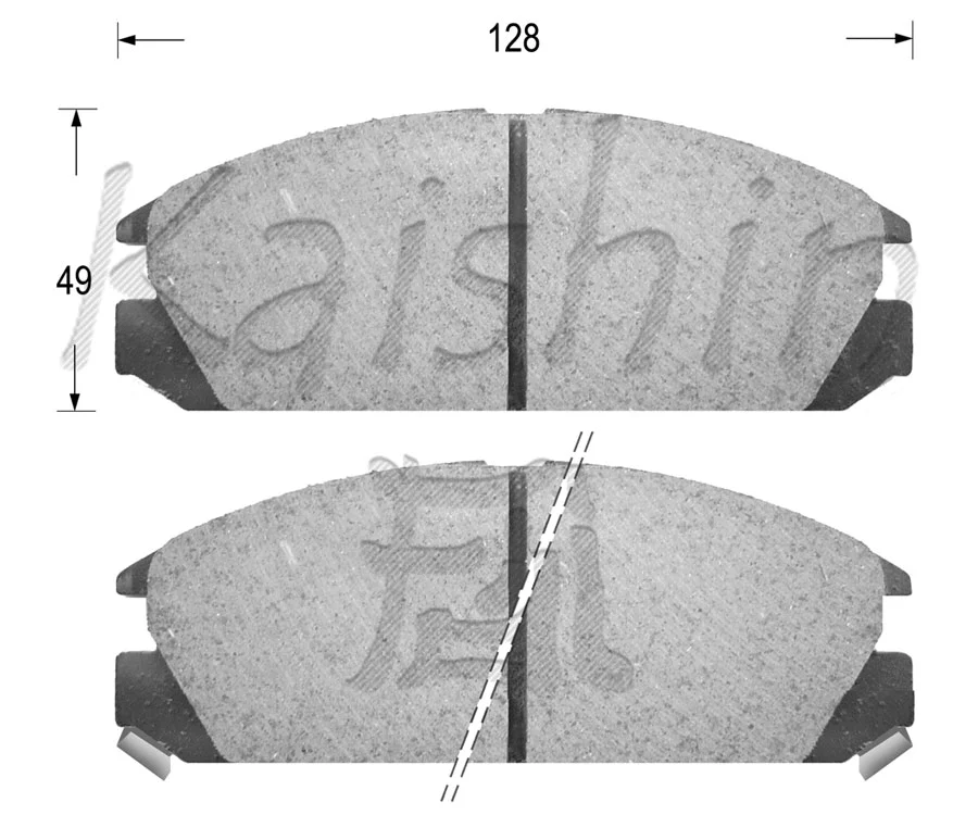 Brake Pad Set, disc brake (FK5022)