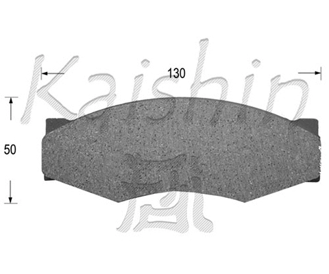 Brake Pad Set, disc brake (FK1025)