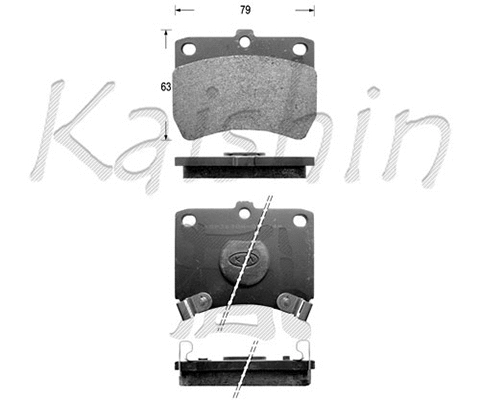 Brake Pad Set, disc brake (FK3050)