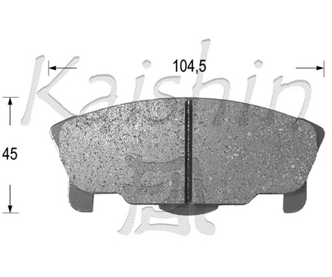 Brake Pad Set, disc brake (FK0026)
