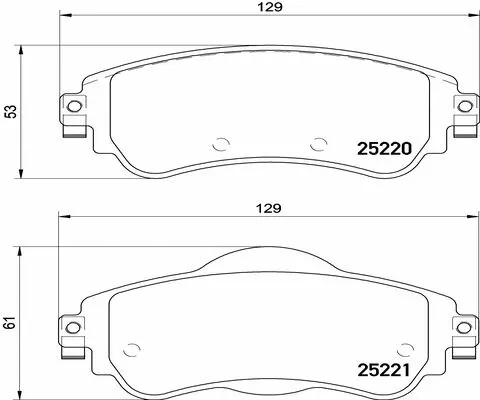 Brake Pad Set, disc brake (FK20116)