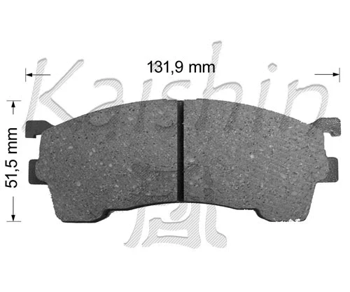 Brake Pad Set, disc brake (FK3084)