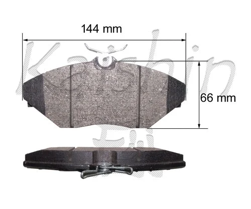 Brake Pad Set, disc brake (FK10183)