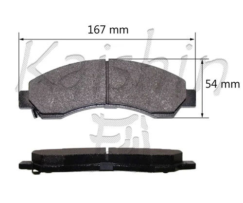 Brake Pad Set, disc brake (FK10195)