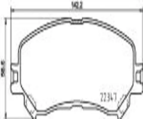 Brake Pad Set, disc brake (FK20081)