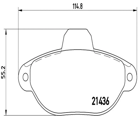 Brake Pad Set, disc brake (FK20073)