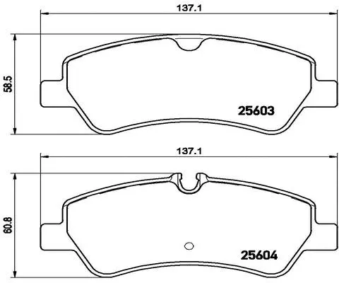 Brake Pad Set, disc brake (FK20069)