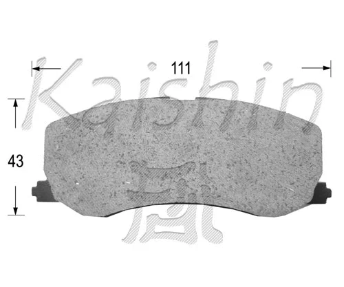 Brake Pad Set, disc brake (FK9015)