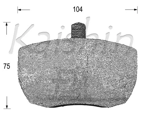 Brake Pad Set, disc brake (FK10098)