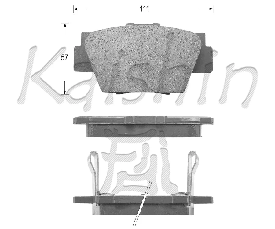 Brake Pad Set, disc brake (FK5063)