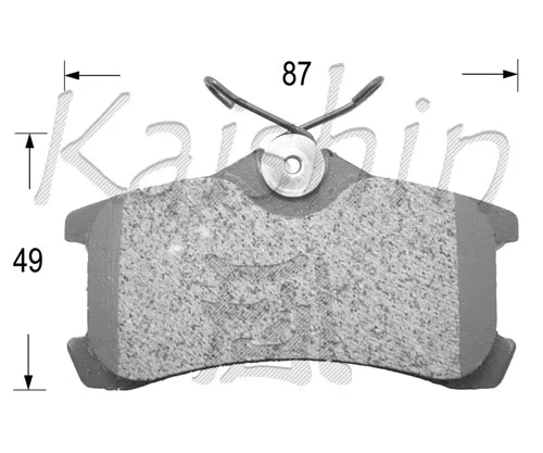 Brake Pad Set, disc brake (FK2220)