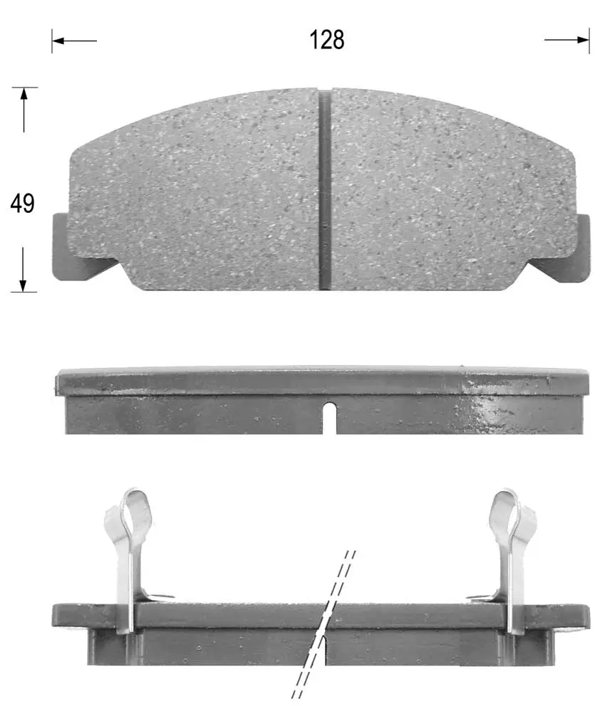 Brake Pad Set, disc brake (FK5037)